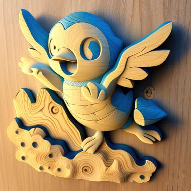 3D модель Piplup Up and Away Pochama Goes Astray (STL)